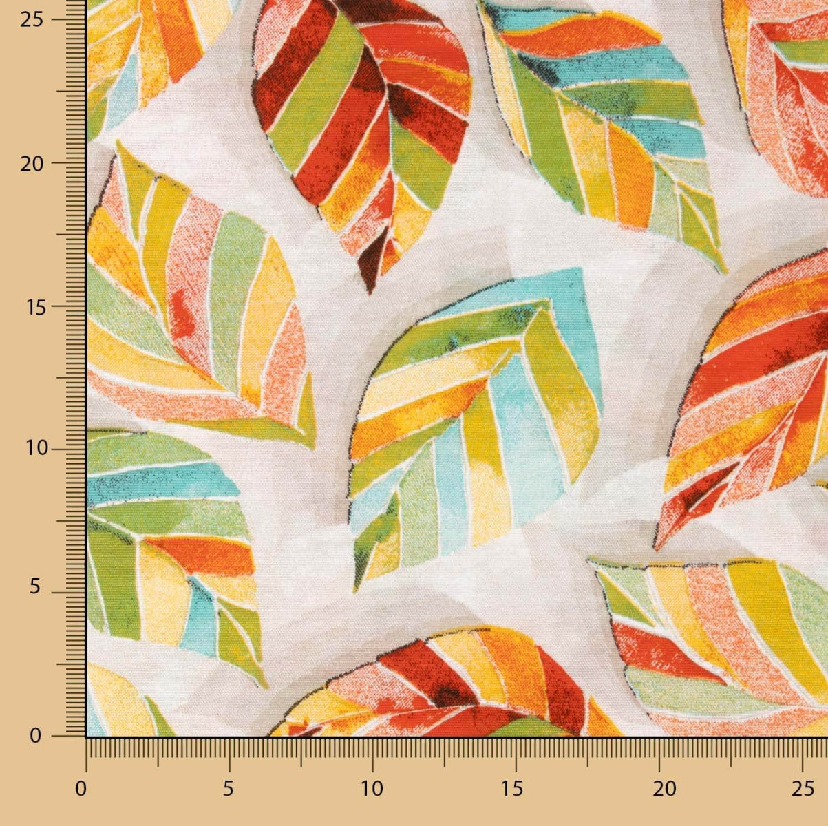 Herbst Flow Canvas-Stoff 70 x 280 cm - Ribes y Casals