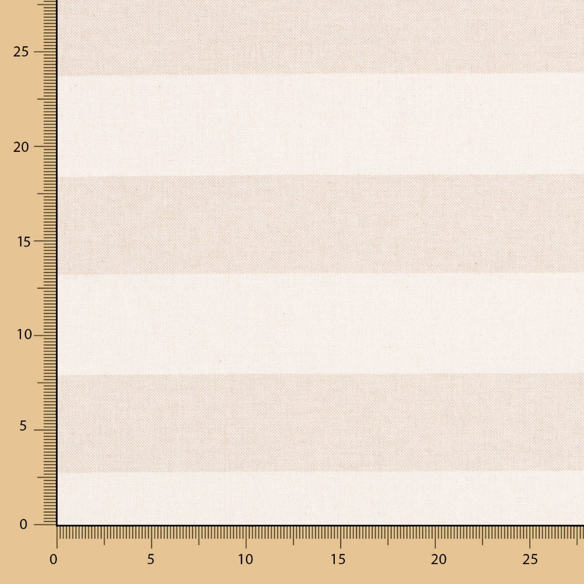 Rustikales Segeltuch Beige gestreift - Ribes y Casals