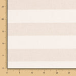 Rustikales Segeltuch Beige gestreift - Ribes y Casals