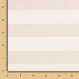 Rustikales Segeltuch Beige gestreift - Ribes y Casals