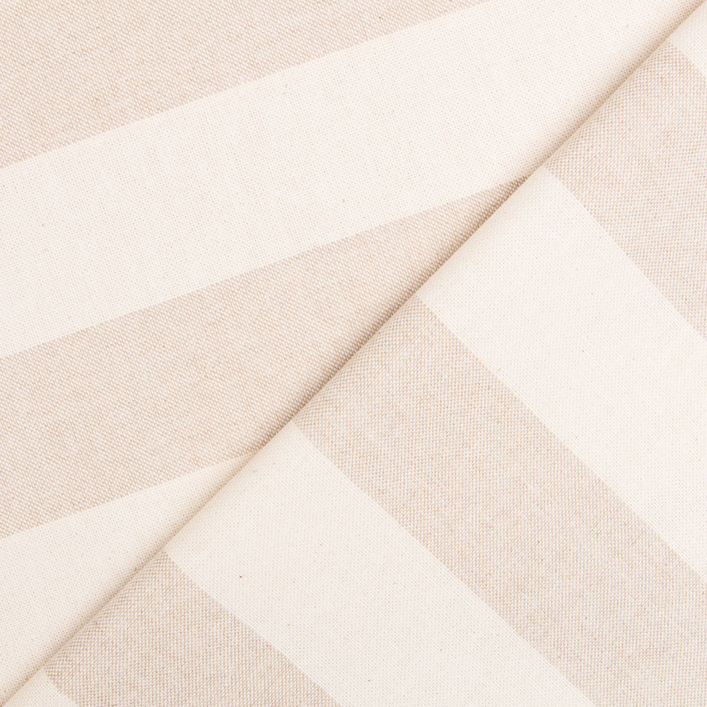 Rustikales Segeltuch Beige gestreift - Ribes y Casals