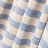Rustikales Segeltuch Fein gestreift Blau - Ribes y Casals