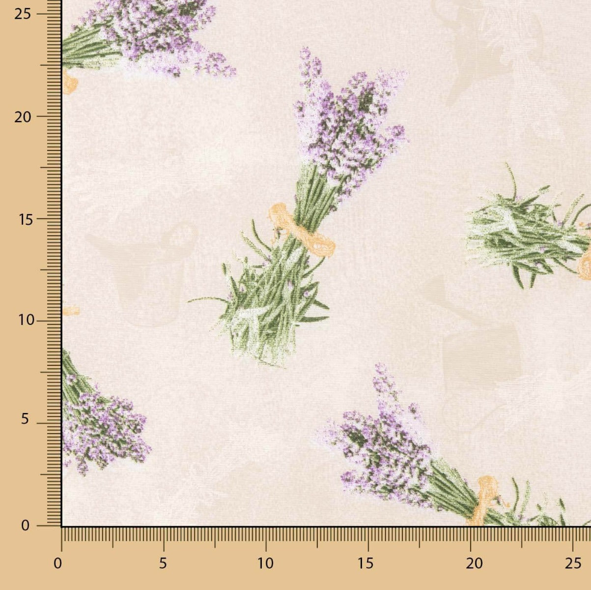 Leinenstoff Provence Lavande 150 x 280 cm - Ribes y Casals