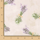 Leinenstoff Provence Lavande 150 x 280 cm - Ribes y Casals