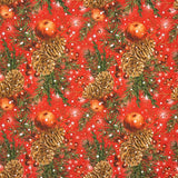 Canvas Weihnachtskugeln Rot - Ribes y Casals