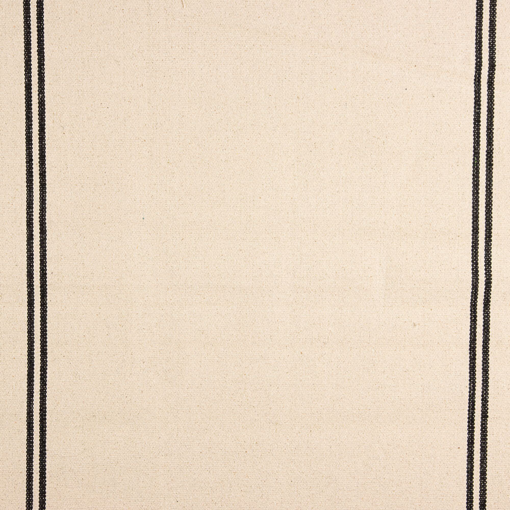 Canvas Saco de Grano Streifen Schwarz - Ribes y Casals