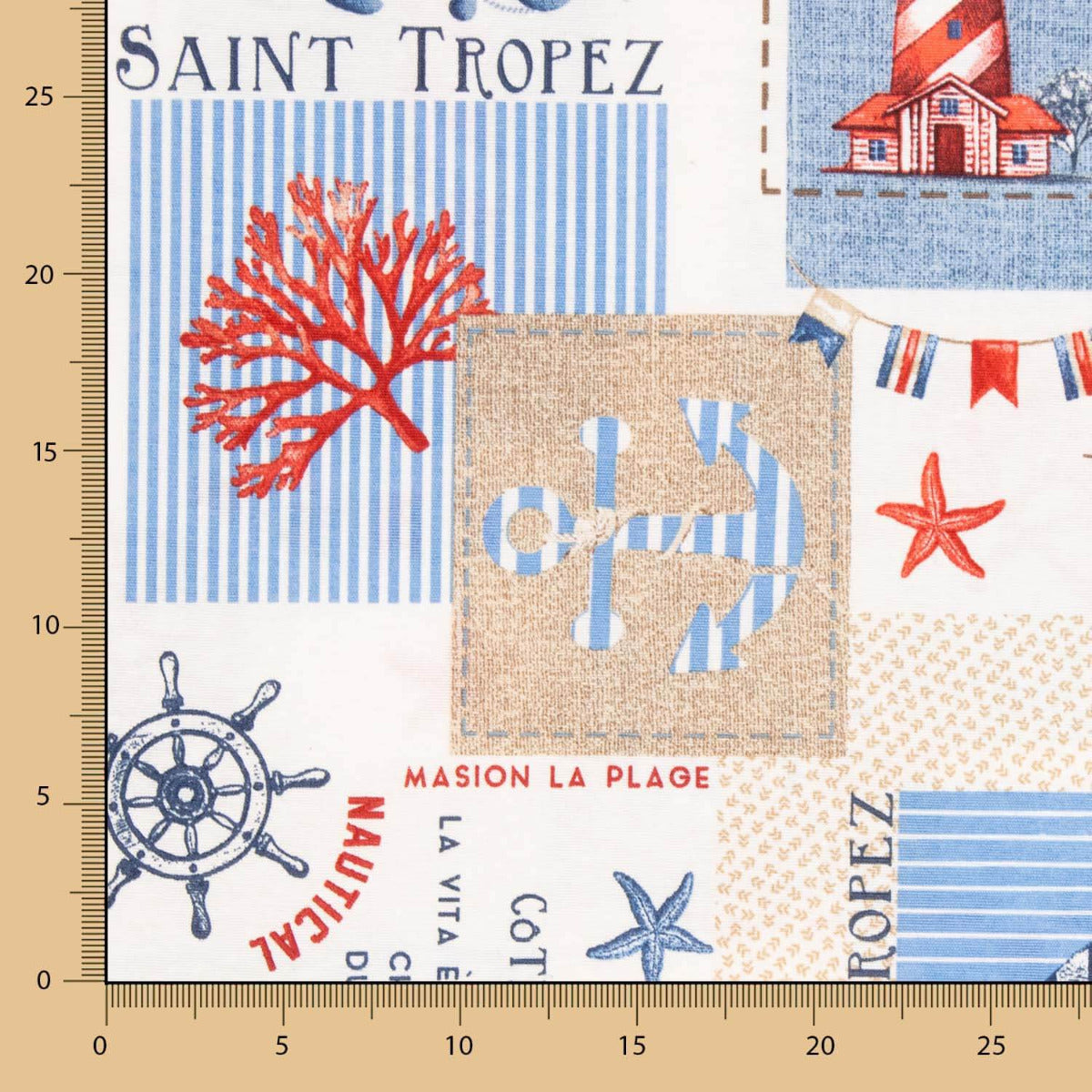 Saint Tropez bedrucktes Segeltuch - Ribes y Casals