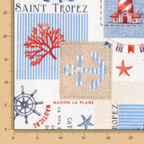 Saint Tropez bedrucktes Segeltuch - Ribes y Casals