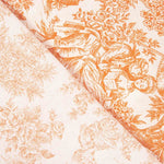 Segeltuch Toile de Jouy Orange - Ribes y Casals