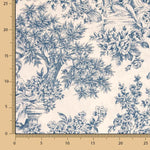 Segeltuch Toile de Jouy Blau - Ribes y Casals