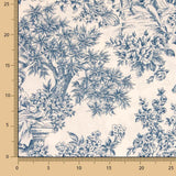 Segeltuch Toile de Jouy Blau - Ribes y Casals