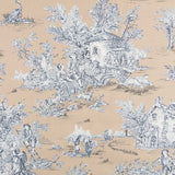 Canvas Toile de Jouy Beige - Ribes y Casals