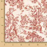 Canvas Toile de Jouy Kastanienbraun - Ribes y Casals