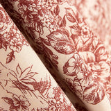 Canvas Toile de Jouy Kastanienbraun - Ribes y Casals