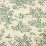 Segeltuch Toile De Jouy Grün - Ribes y Casals
