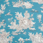Canvas Toile De Jouy Blauer Hintergrund - Ribes y Casals