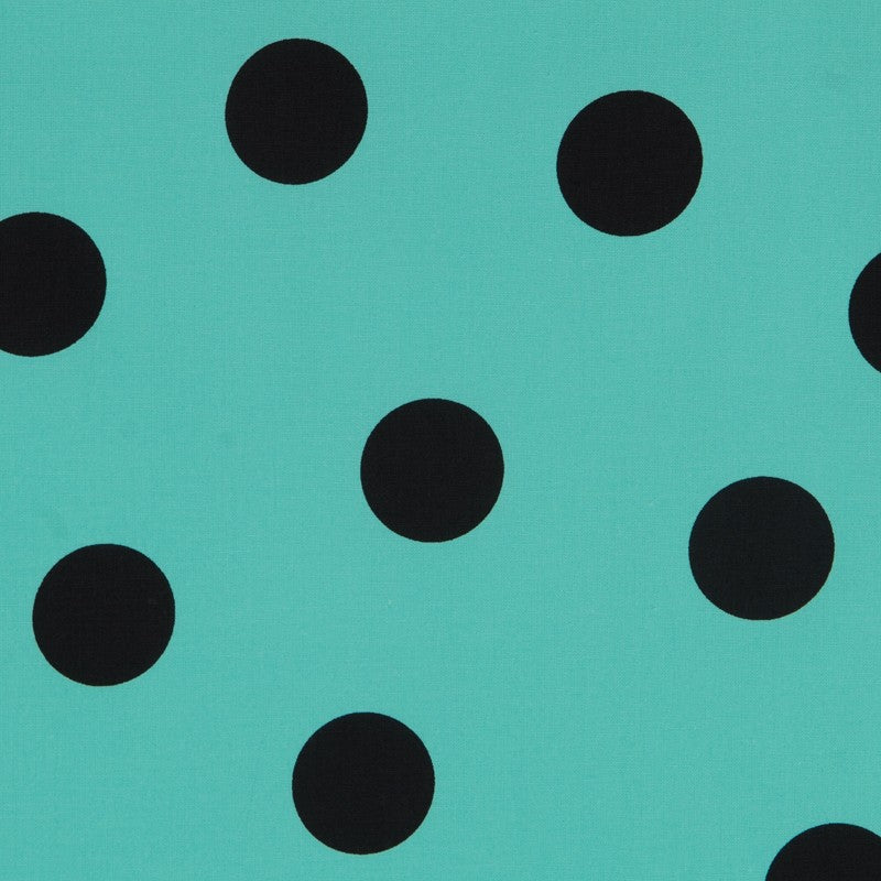 Lunar 35mm Spandex Aquamarin Schwarz - Ribes y Casals