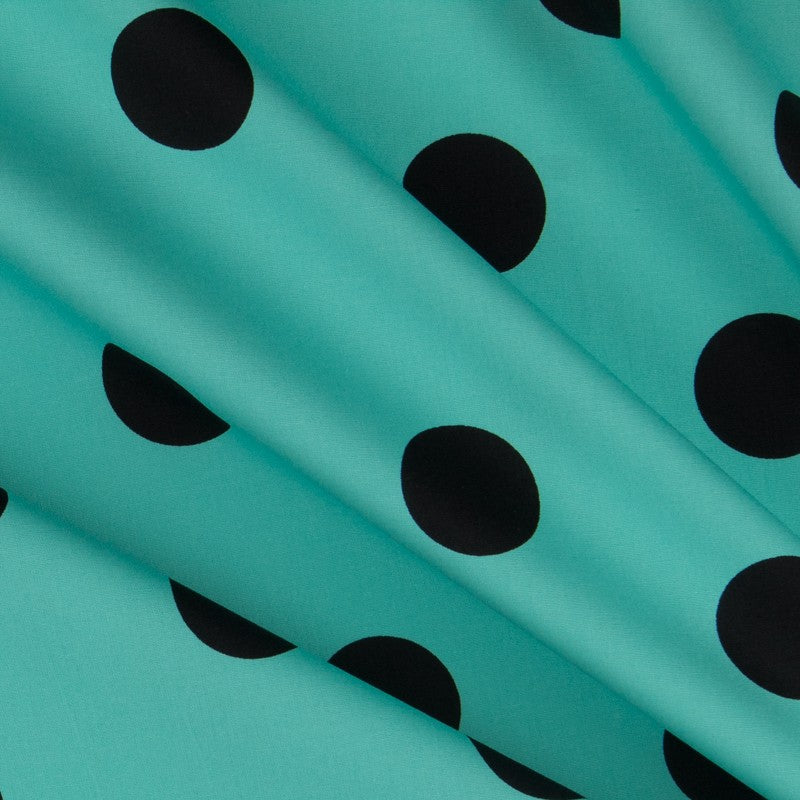 Lunar 35mm Spandex Aquamarin Schwarz - Ribes y Casals