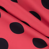 Polka Dot 70mm Spandex Koralle Marine - Ribes y Casals