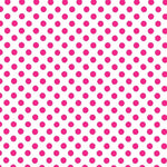 Weiß/Fuchsia Chartreuse Polka Dot Poplin - Ribes y Casals