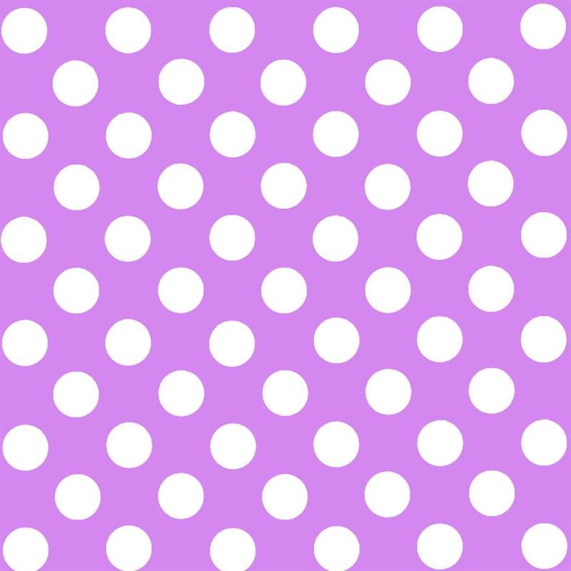 Polka Dot Popeline Mauve/Weiß Farbton - Ribes y Casals