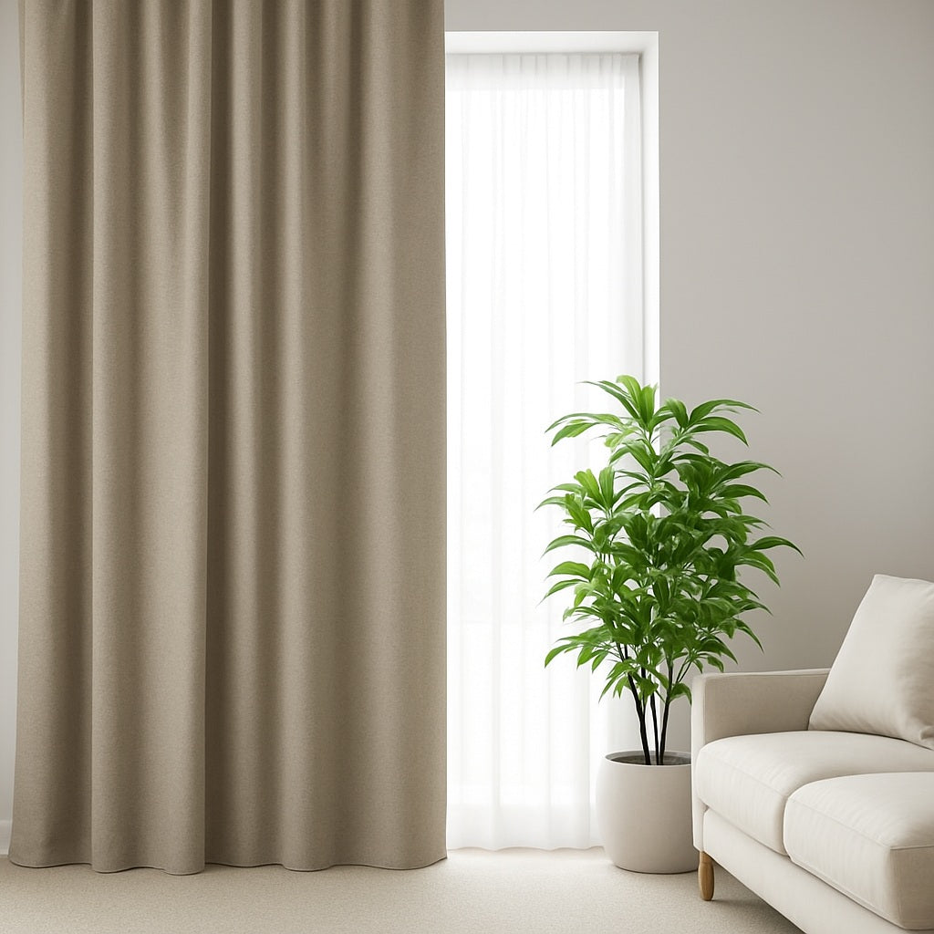 Verdunkelung 100% Total Fabric Beige - Ribes y Casals
