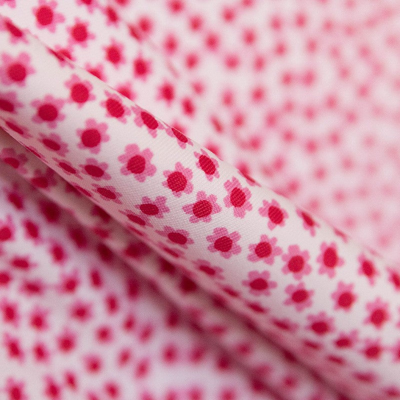 Lycra-Badeanzug Blumen Fuchsia - Ribes y Casals