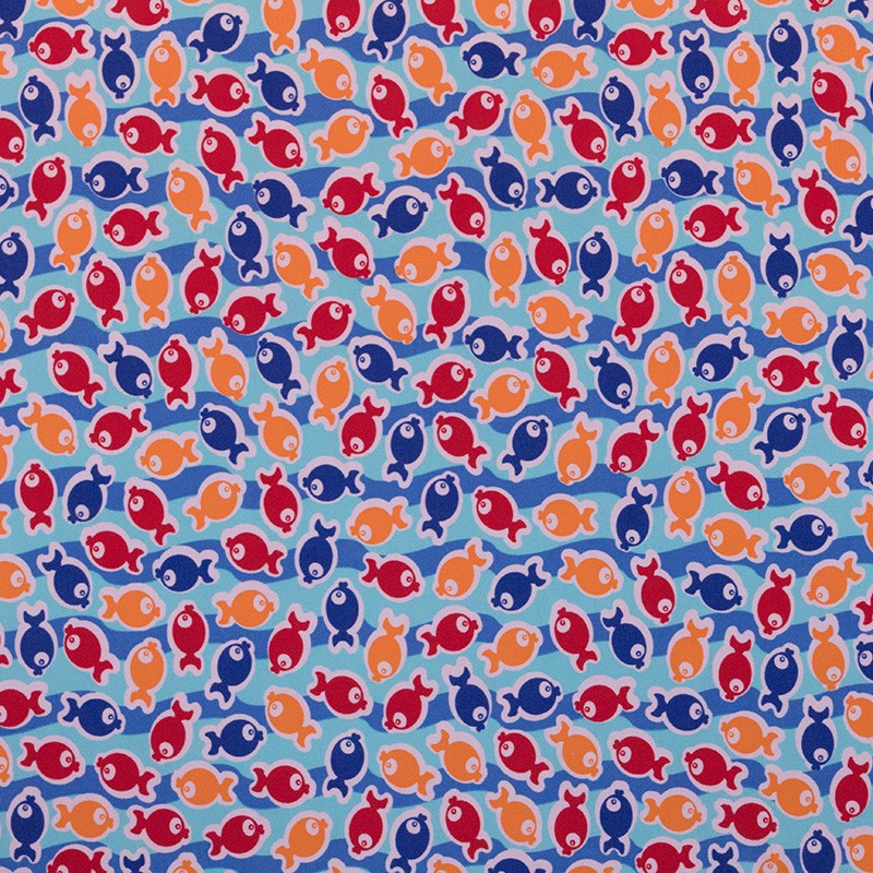 Lycra-Badeanzug Fisch Multicolour - Ribes y Casals