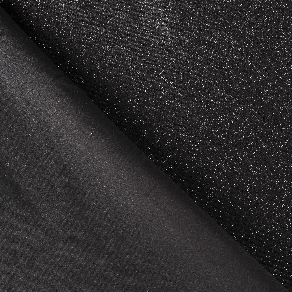 Schwarzer Glitter Glitter Rash Guard - Ribes y Casals