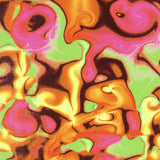 Lycra Digital Bubble Orange - Ribes y Casals