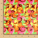 Lycra Digital Bubble Orange - Ribes y Casals