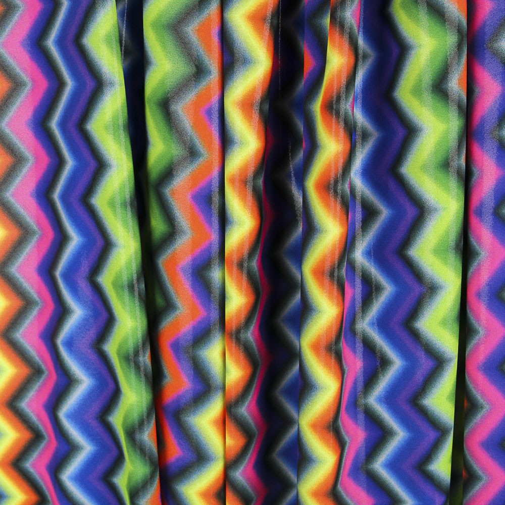 Chevron Blue Digital Rash Guard - Ribes y Casals
