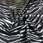 Bedruckter Rash Guard Zebra Print Silberfolie - Ribes y Casals
