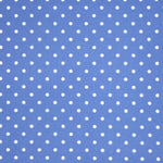 Lycra gestempelt Polka Dot Weiß Denim Hintergrund - Ribes y Casals