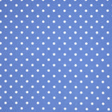 Lycra gestempelt Polka Dot Weiß Denim Hintergrund - Ribes y Casals