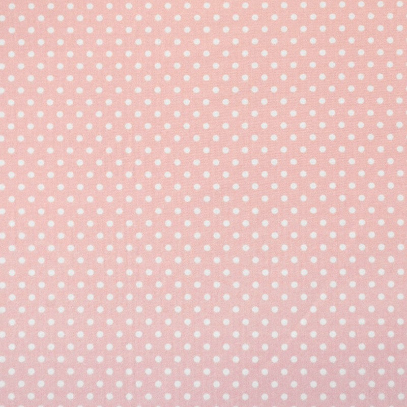 Bedruckte Lycra-Punkte Rosa Hintergrund - Ribes y Casals