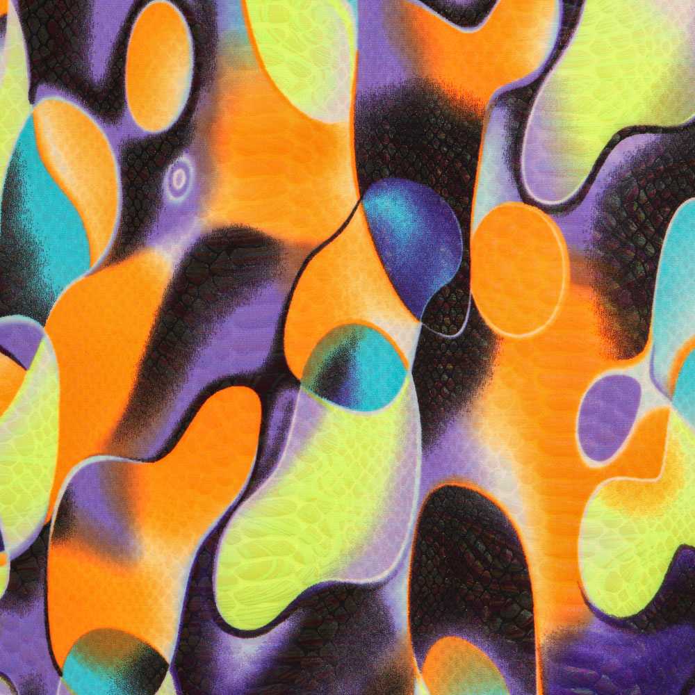 Bubble Orange Fantasy Rash Guard - Ribes y Casals