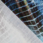 Lycra Fantasy Schlange Blau - Ribes y Casals