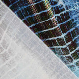 Lycra Fantasy Schlange Blau - Ribes y Casals
