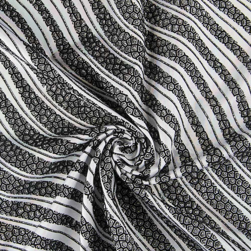 Beflockter Rash Guard Silver Waves - Ribes y Casals