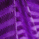 Lycra Glitter Waves Samt Lila - Ribes y Casals