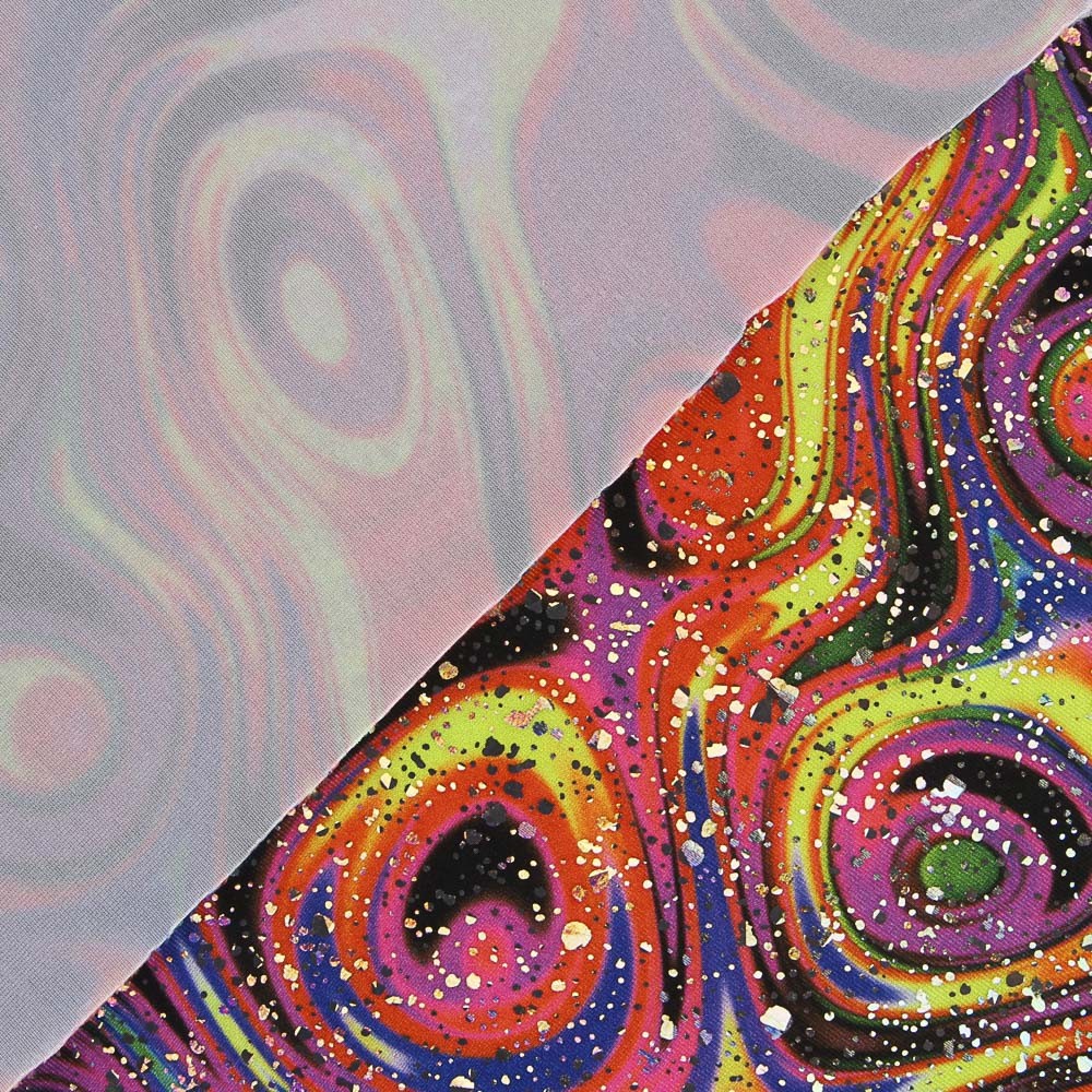 Neon Orange Holographic Rash Guard - Ribes y Casals