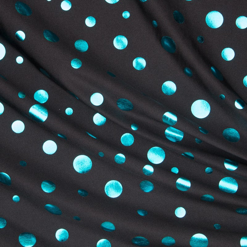 Rash Guard Polka Dots Metall Aquamarin - Ribes y Casals