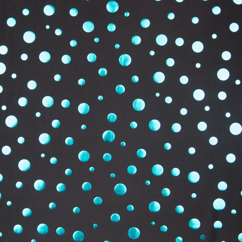 Rash Guard Polka Dots Metall Aquamarin - Ribes y Casals