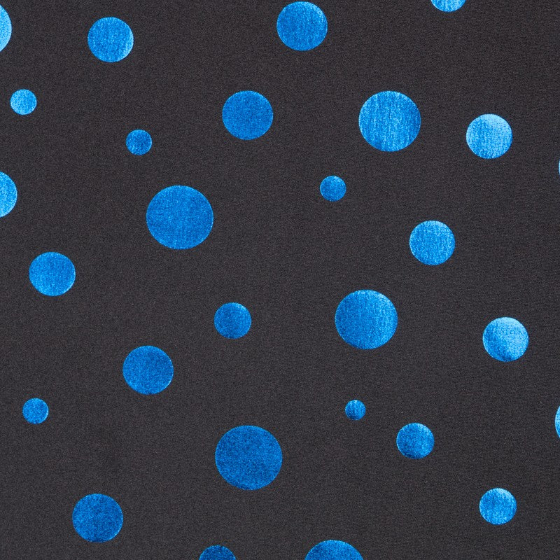 Blauer Metall-Polka Dots Rash Guard - Ribes y Casals