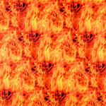 Retal Lycra Matte Flames Fire - Verschiedene Größen x Breite 150cm - Ribes y Casals