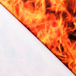 Retal Lycra Matte Flames Fire - Verschiedene Größen x Breite 150cm - Ribes y Casals