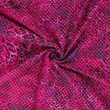 Fuchsia Leopard Leopard Lycra Lurex - Ribes y Casals