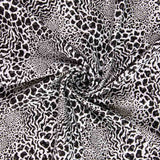 Lycra Lúrex Leopard Weiß - Ribes y Casals