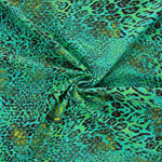 Leopard Grün Lurex Rash Guard - Ribes y Casals